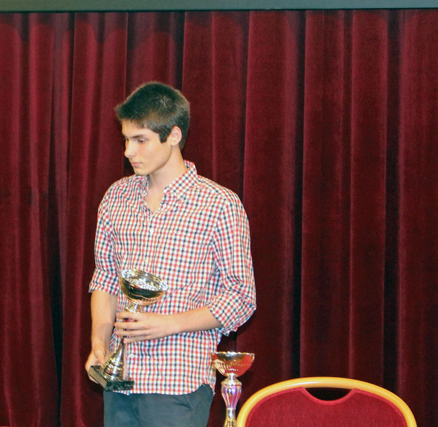 Turnier-Sieger Francesco Rambaldi, 16, aus Mailand