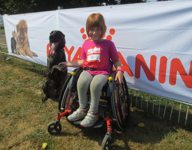 Die 6-jährige Nele begeisterte bei der Clubschau in Eschlried die Besucher. | Foto: Cech/Royal Canin