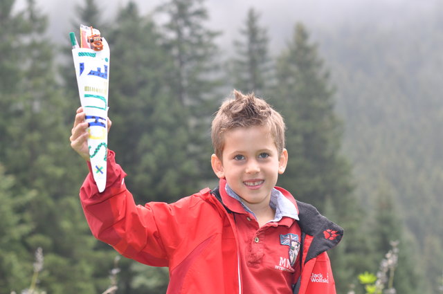 Clemens Göbl freut sich auf den ersten Schultag.
