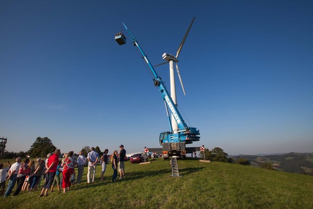 Windrad-Jubiläum in Michelbach | Foto: Astrid Knie, IG Windkraft