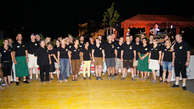 Die ÖVP Kematen in voller Montur