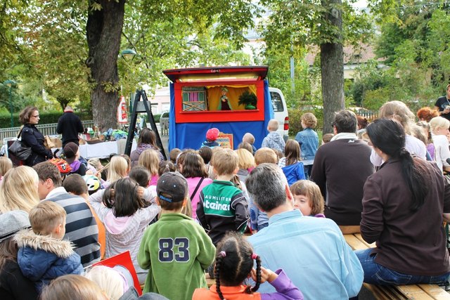 Ein Höhepunkt für die Kinder: Der Kasperl!