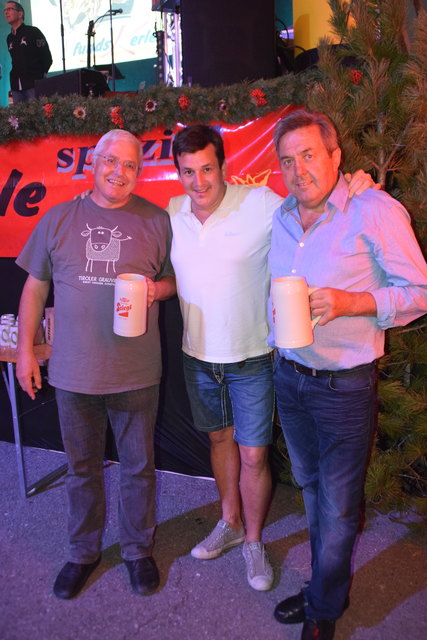 Bgm. Gerhard Witting, Marc Pircher und Vizebgm. Rupert Schuchter.