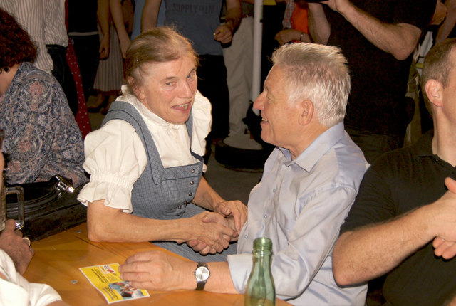 Landeshauptmann Josef Pühringer ließ sich gerne auf Gespräche ein