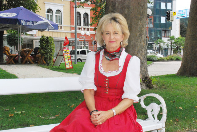 Sigrid Gauster ist "die" Fremdenführerin in Spittal und kennt die Stadt wie ihre Westentasche