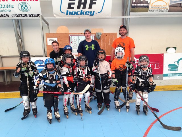 ISV Tigers Stegersbach U10 mit den Trainern Freiberger A., Brunner D., Schmoller M.