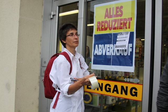 Für einen Zusammenschluss und Organisation aller BauMax-Mitarbeiter setzen sich Sonja Grusch und die SLP ein.