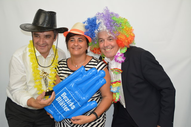 Bei der Bezirksblätter Fotobox ging es lustig zu