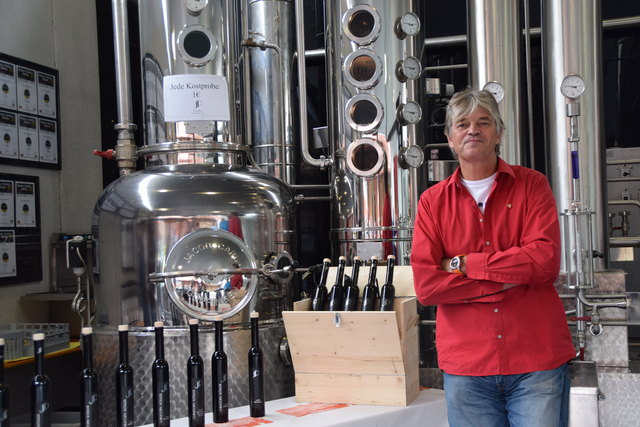 In der Feindestillerie von Christoph Kössler konnte man Schnaps auf höchsten Niveau verköstigen.