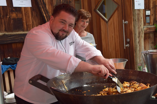 Küchenchef Christoph Geschwendtner sorgte mit seinem Team für leckere Zwetschken-Köstlichkeiten.