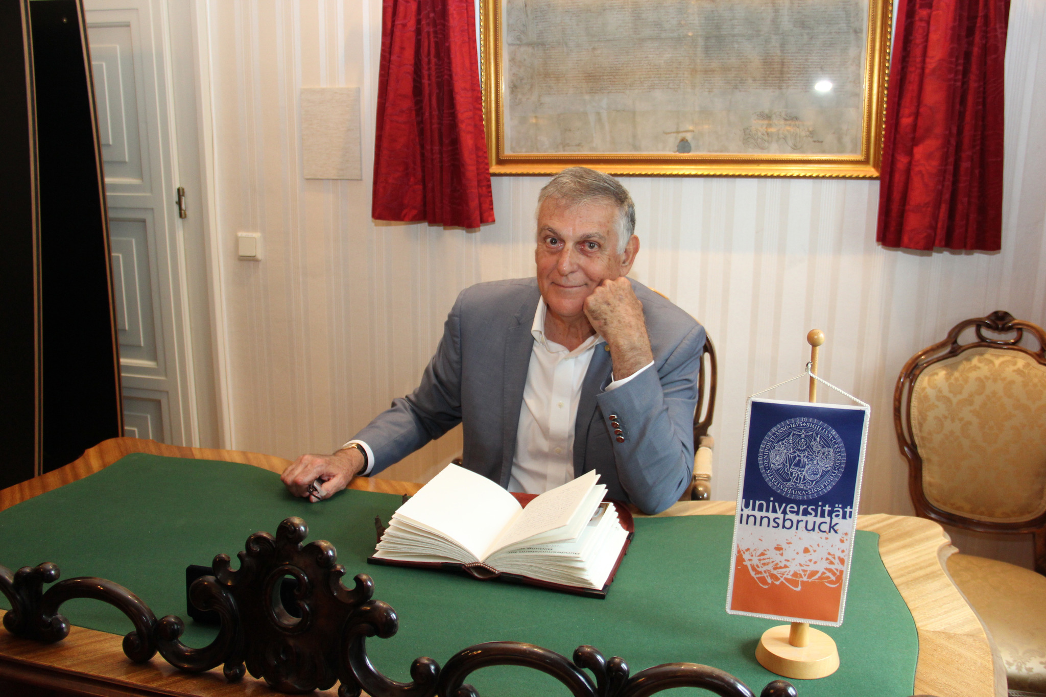 Nobelpreisträger Dan Shechtman an der Universität Innsbruck Innsbruck