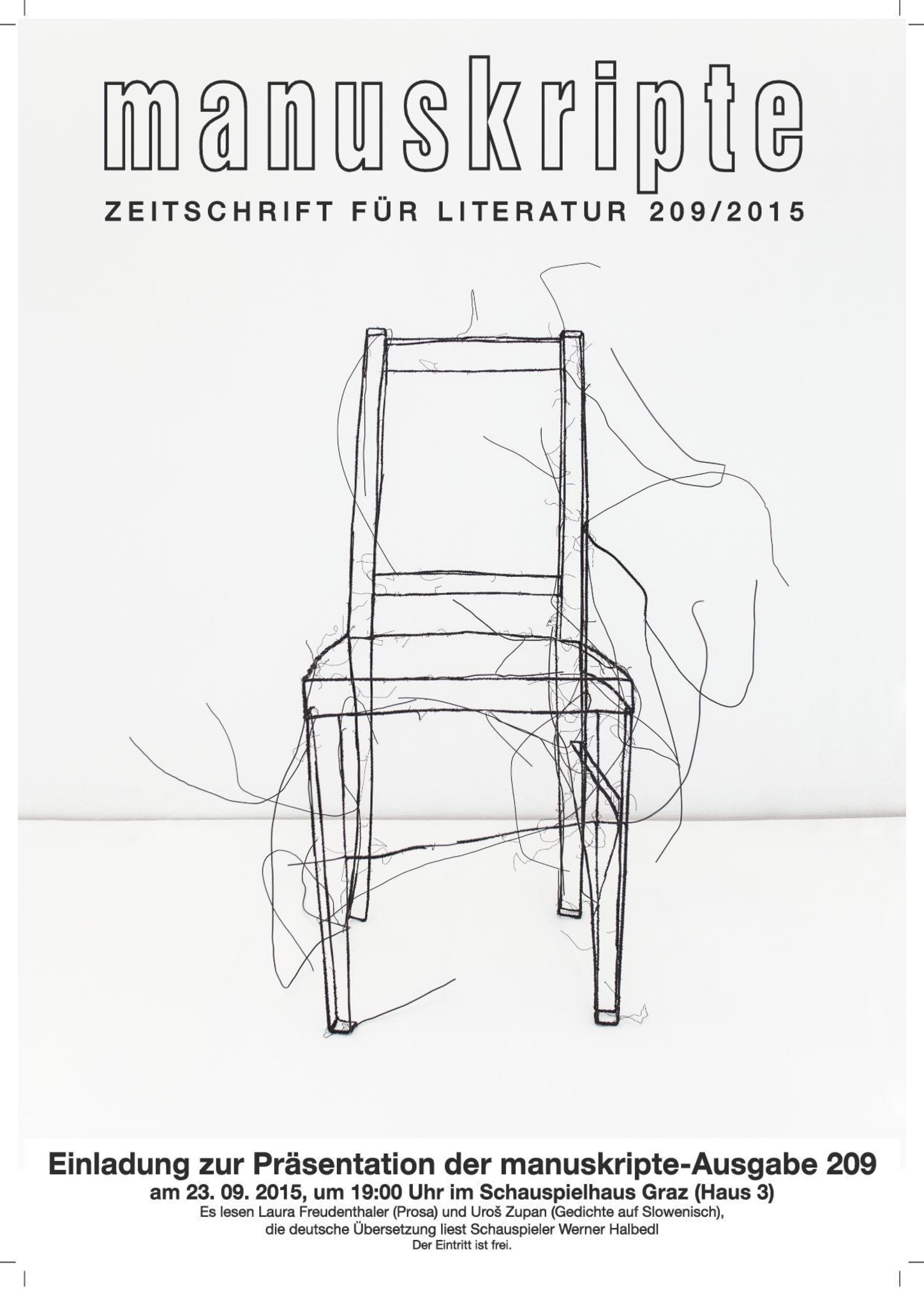 Präsentation der manuskripte-Ausgabe 209 - Graz