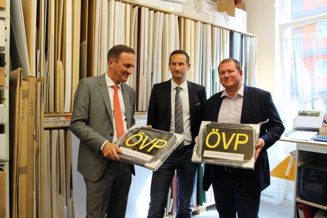 Manfred Juraczka, Sascha Kuntel und Wolfgang Kieslich.