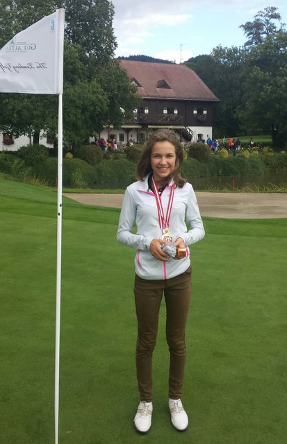 Ein echtes Golftalent: Marlene Kirsch holte sich die Gesamtwertung im Schülercup. | Foto: KK