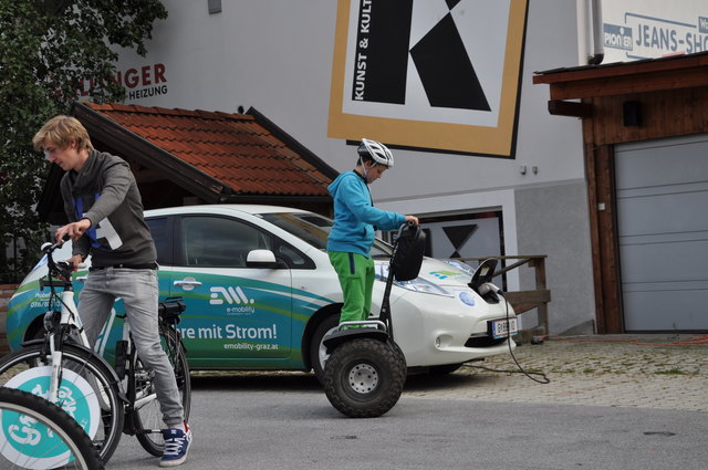 Wie fährt sich ein E-Bike, E-Car oder ein Segway? Am 18. September wird getestet.