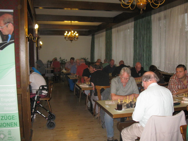 Einblick in den Turniersaal