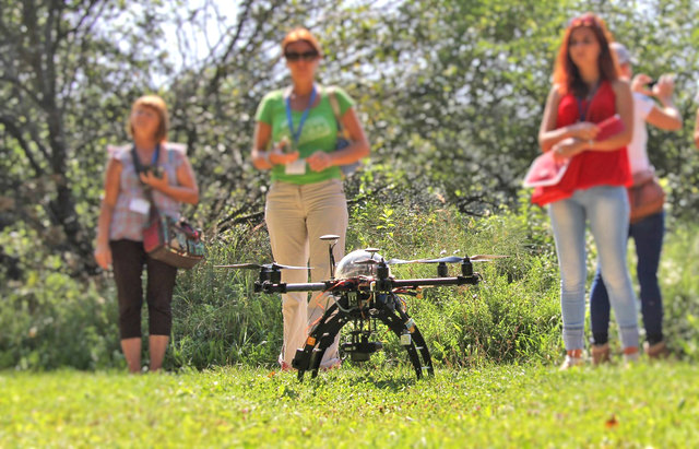 Der Quadrocopter "E.C.Opteryx" | Foto: KK