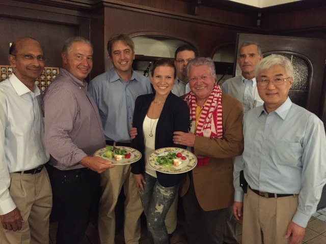 Cyril Sen, Helmut Platzer, Werner Thury, Alexandra Platzer, Sven Weiland, Hans Friedinger, Wolfgang Wulz und Young Sam Ma