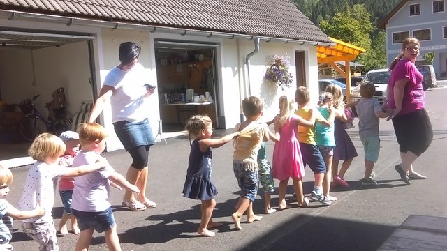 Vor der Schließung wurde noch ein großes Fest mit den Kindern gefeiert.