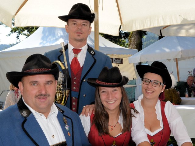 Mitglieder der TK Seeboden: Mario Mayer, Stefan Koch, Hanni Claus und Carmen Egger