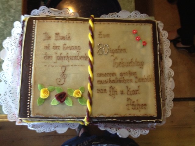 Torte von Frau Elsa Truppe gebacken
