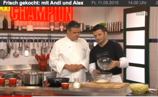 Andi und Andi - ein gschmackiges Duo. | Foto: ORF