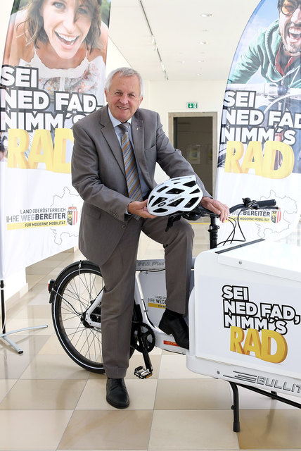 Auch Landesrat Franz Hiesl ist ein begeisterter Radfahrer.