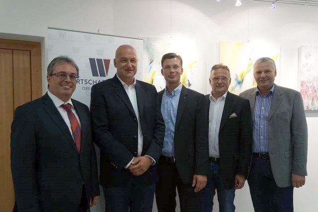 Hans Wohlmacher, Andreas Hamberger, Karl F. Velechovsky, Günther Quass, Franz Bäck