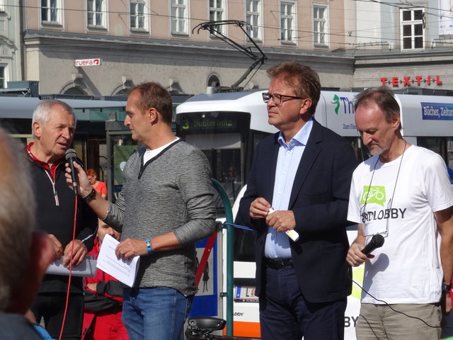 LH- Stellvertreter Franz Hiesl und Rudi Anschober