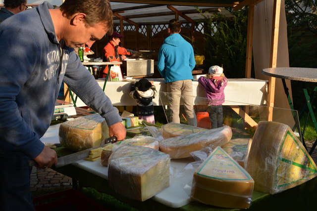 Darf in der Unteren Schranne nicht fehlen: Lokal produzierter Käse.