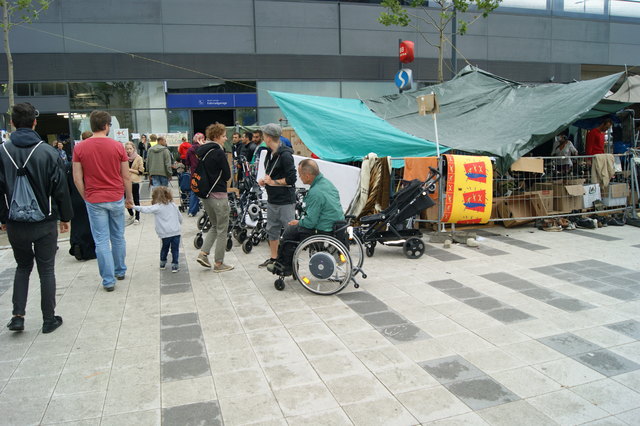 Flüchtlingscamp am Hauptbahnhof