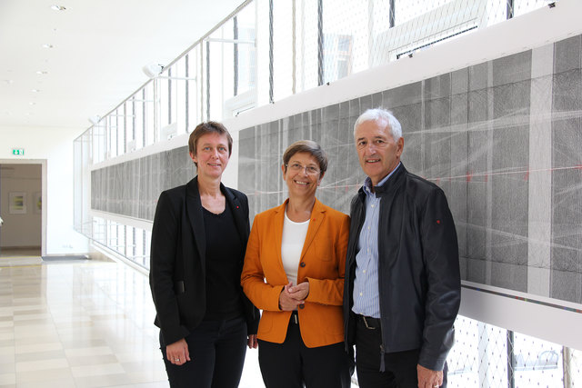 LAbg. Sabine Promberger, Sozial-Landesrätin Mag.a Gertraud Jahn und Bildungsexperte Fritz Bauer