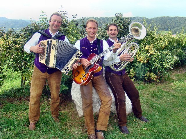 Wendl Buam Hansi Rattenberger, Charly Freihart und Walter Lobnig laden zum Musiwandertag | Foto: KK