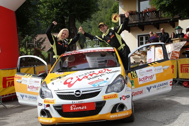 Erfolgreiches Team: Christoph Leitgeb und Sabrina Hartenberger. Sie wurde Junioren-Staatsmeisterin der Co-Piloten | Foto: KK/GM Corp