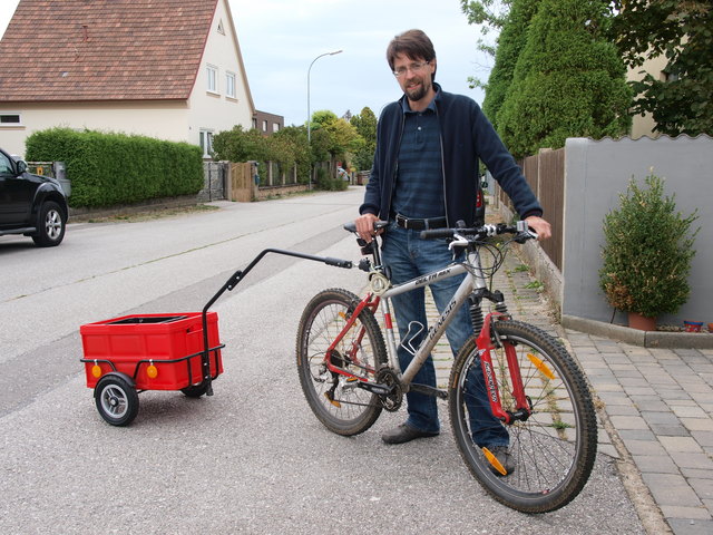 Christian Wagner ist für Alltagsfahrten mit dem Rad gerüstet. Jetzt fehlen nur noch die geeigneten Rahmenbedingungen.