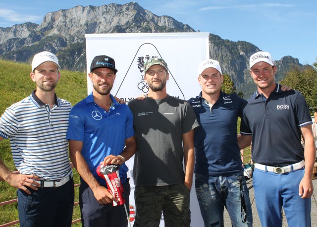Johannes Steiner, Hanspeter Bacher, Sascha Kratky (Trainer im Olympiazentrum), Bernard Neumayer und Bernhard Reiter | Foto: Sattlecker