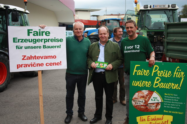 Stefan Domej, Siegfried Steinkellner und Herbert Petscharnig (von links)