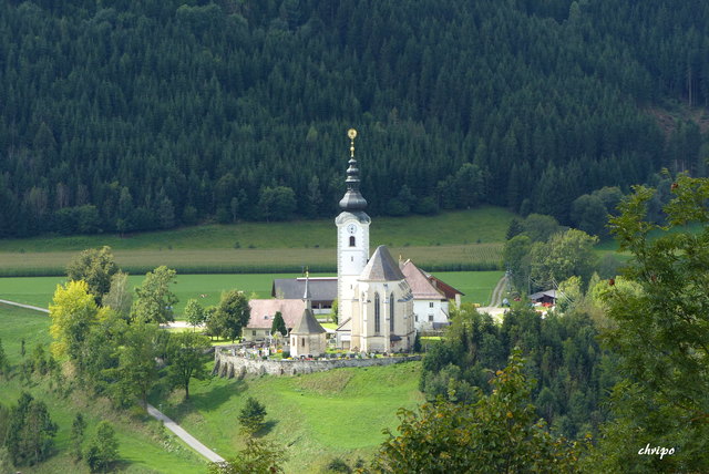 Ansicht von der Burg Straßburg