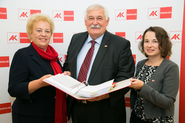 Präsentierten das AK-Wiedereinstiegsmonitoring: Verena Dunst, Alfred Schreiner, Gabi Tremmel | Foto: AK
