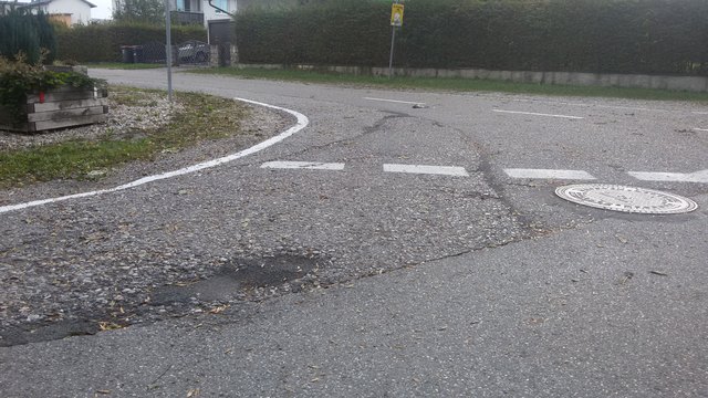 Der Kreuzungsbereich Lachweg/Slatnerstraße. | Foto: Penz