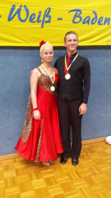 Nicoletta Unger und Petris Bruveris sind NÖ Landesbeste D-Klasse | Foto: Apollo21