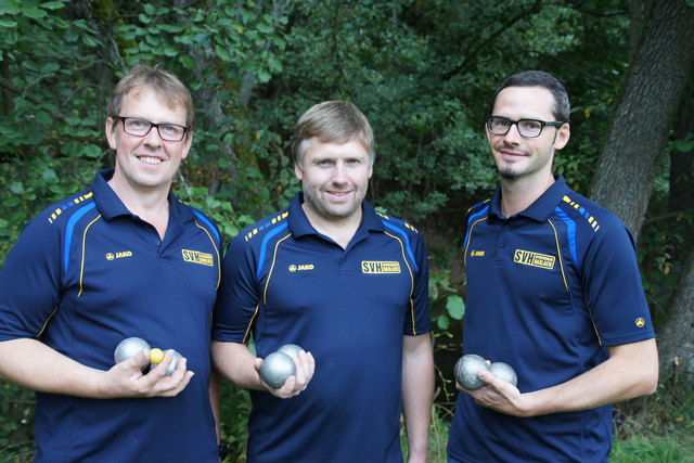 Das Team Haslach 2 mit Obmann Andreas Priesner, Stefan Feldler, Reinhard Eckerstorfer blieb hinter den Erwartungen zurück.