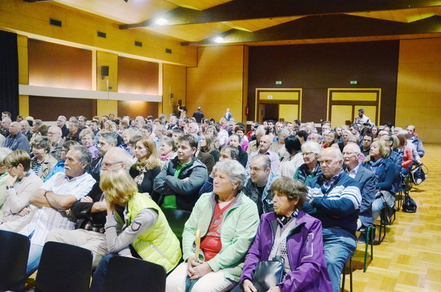 Zahlreich und interessiert fanden sich die Rottenmanner am vergangenen Freitag im Volkshaus ein.