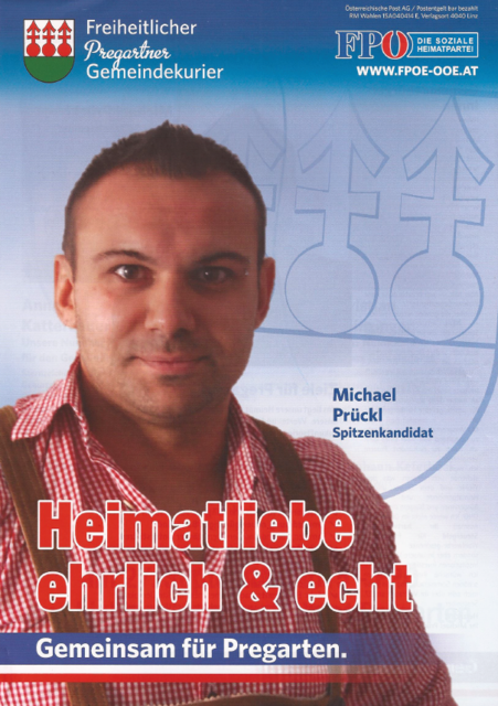 Heimatliebhaber Michael Prückl mag auch Adolf Hitler ganz gern.