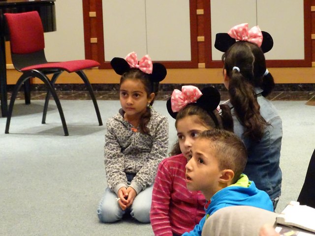 Diese levantinischen Kinder hielten auch noch bis fast zum Ende des Konzertes durch.