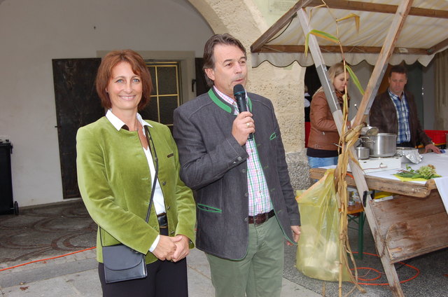 Ansprachen: Stadträtin Angelika Kuss-Bergner und Gemeindeparteiobmann Franz Jamnig