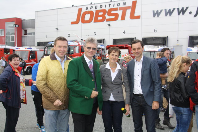 Peter Hütting, Bgm. Karl Brodschneider mit Gattin und Ernst Gödl