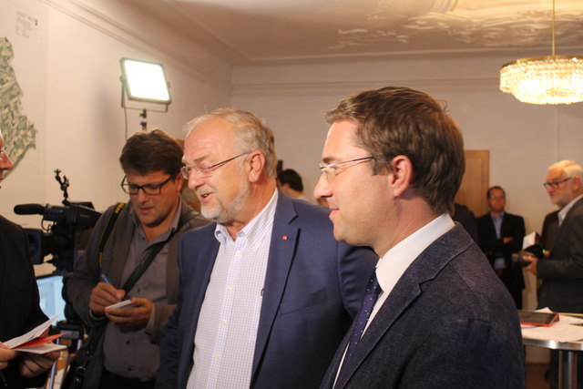 Wimmer und Rabl müssen in zwei Wochen in die Stichwahl. Beide "beginnen jetzt wieder bei Null". | Foto: Herzog