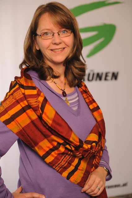 Die Ligisterin Karin Mausser wurde von den Grünen geehrt. | Foto: KK