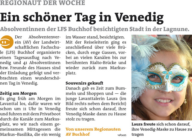 WOCHE Lavanttal KW 40 - AV Buchhof Link zum Beitrag: http://www.meinbezirk.at/1483495